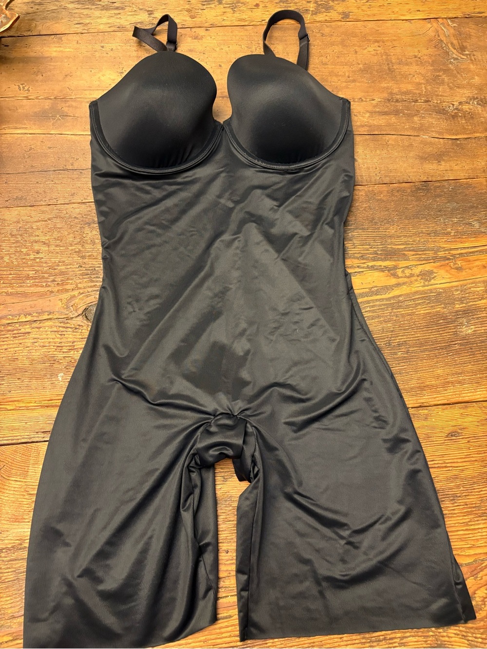 SPANX Black One-Piece Shaping Swim with Built-In Cups